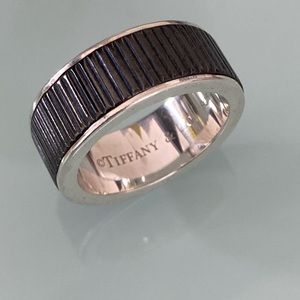 Tiffany & Co. COIN EDGE RING, UNISEX, SIZE 9